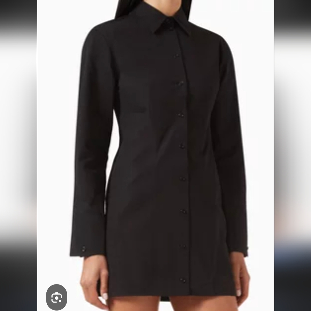 Alexander Wang Black Shirt Dress